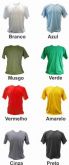 Camisetas lisas cores