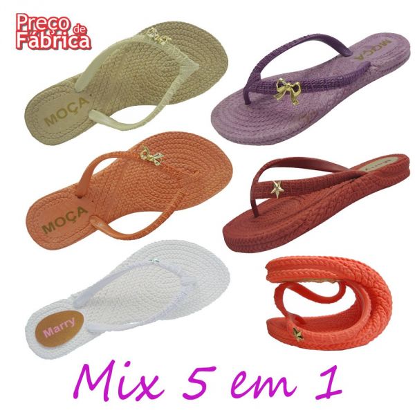 Chinelo feminino adulto MARRY MOÇA