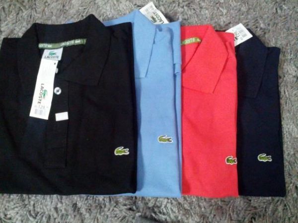 Camisa gola polo Lacoste varias cores