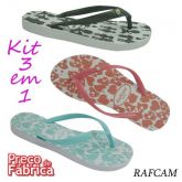 Chinelo feminino adulto RAFCAM