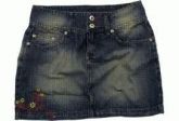 Saia jeans curta